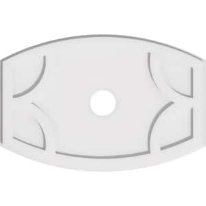 24 in. W x 16 in. H x 3 in. ID x 1 in. P Kailey Architectural Grade PVC Contemporary Ceiling Medallion
