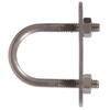 Hardware Essentials 5/16 in. x 2-1/2 in. x 1-3/8 in. Stainless Steel U-Bolt with Plate and Hex Nuts (5-Pack) 320878