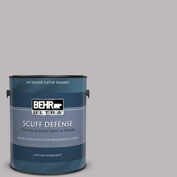BEHR ULTRA 1 gal. #PPU16-10 French Lilac Extra Durable Satin Enamel Interior Paint & Primer
