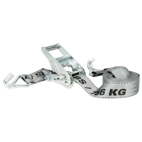 Keeper 1.75 in. x 15 ft. 1666 lbs. Industrial Ratchet Tie Down Strap