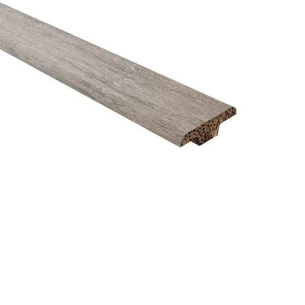 Strand Woven Bamboo Sterling 0.362 in. T x 1.25 in W x 72 in. L Bamboo T-Molding