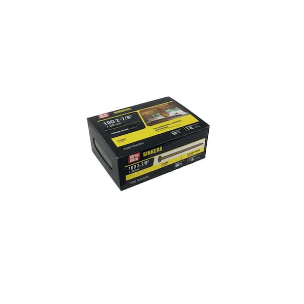 Grip-Rite 10D 2-7/8 in. Sinker Vinyl Steel Nail Countersunk Head 50 lb Grip-Rite 10D 2-7/8 in. Sinker Vinyl Steel Nail Countersunk Head 50 lb