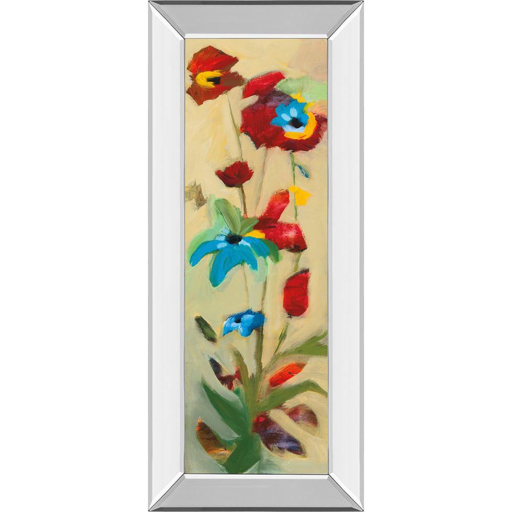 Wildflower Il By Jennifer Zybala Mirror Framed Print Wall Art 18 in. x 42 in. price history on PriceWatchPro