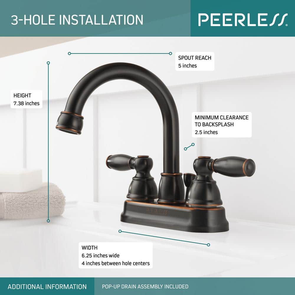 Apex Transitional 2-Handle High-Arc Bathroom Faucet in Oil-Rubbed Bronze
