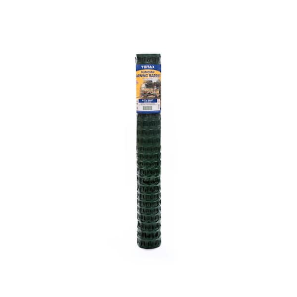 4 ft. x 100 ft. Guardian Warning Barrier HD Safety Fence Green