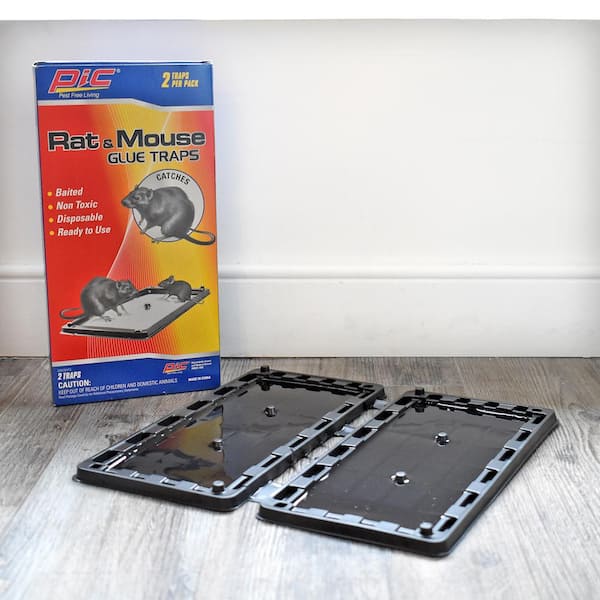 2 Large Mouse Glue Traps Sticky Boards Rats Mice Rodent Insect EPA  84233-KOR-001, 1 - Kroger