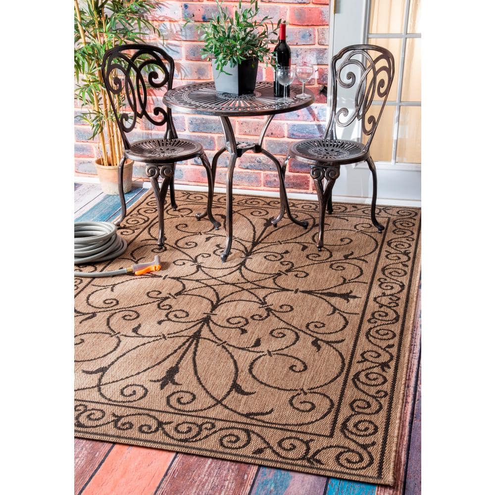Kathleen Brown Rectangular Synthetic Indoor/Outdoor Area Rug