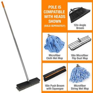 12 in. Plastic Scrubbing Deck Brush (2-Pack)