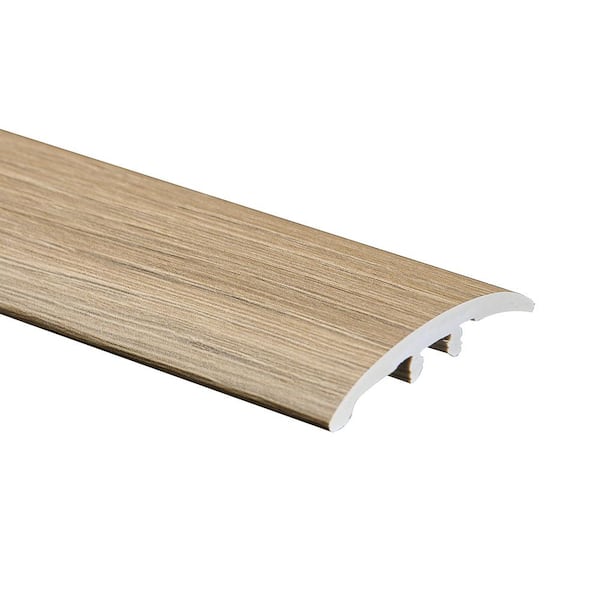 French Oak Covelo 0.275 in. Thickness x 1.85 in. Width x 94.48 in. Length Vinyl 3 in 1 Molding