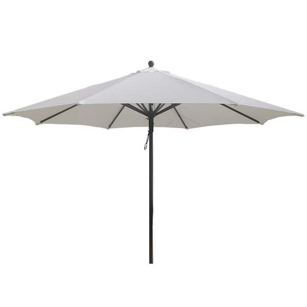 Tatayosi 12 ft. Market Patio Umbrella in White