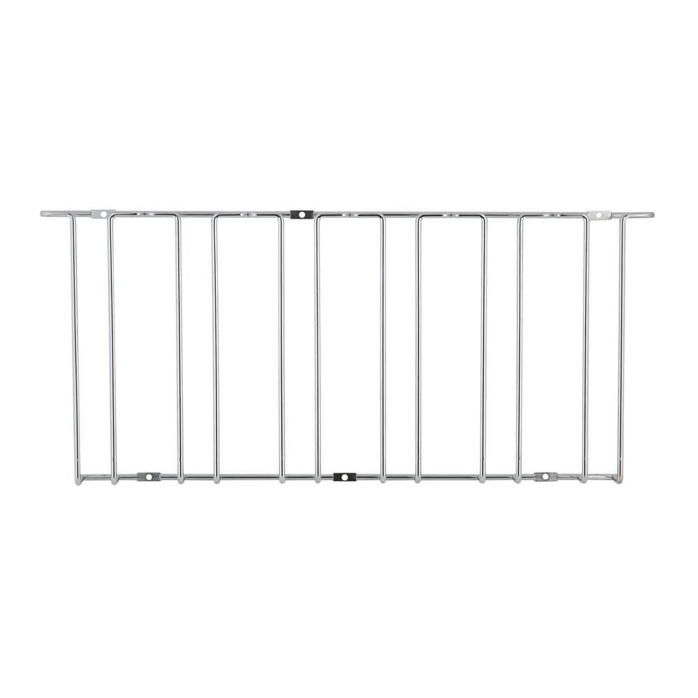 Chrome Under-Cabinet Stemware Rack for 18 Glasses