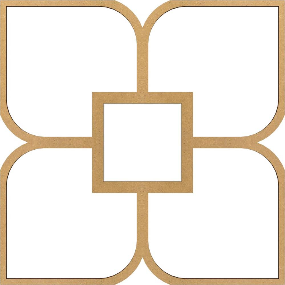 Large Olivia Fretwork 3/8 in. x 7 ft. x 7 ft. Brown Wood Decorative Wall Paneling 1-Pack price history on PriceWatchPro