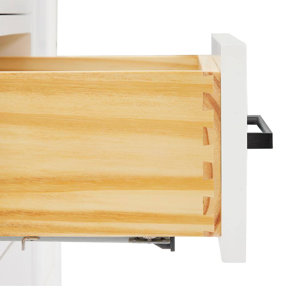 White 48'' Single Freestanding Hardwood Bathroom Vanity Base