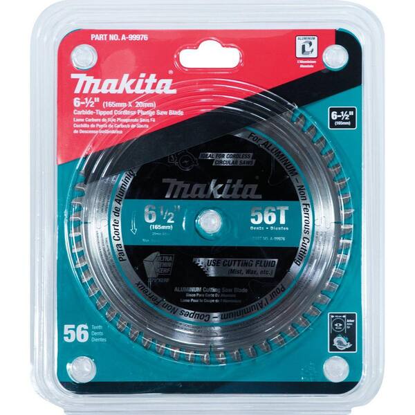 Makita 6-1/2 in. 56T Carbide Tipped Cordless Plunge Saw Blade