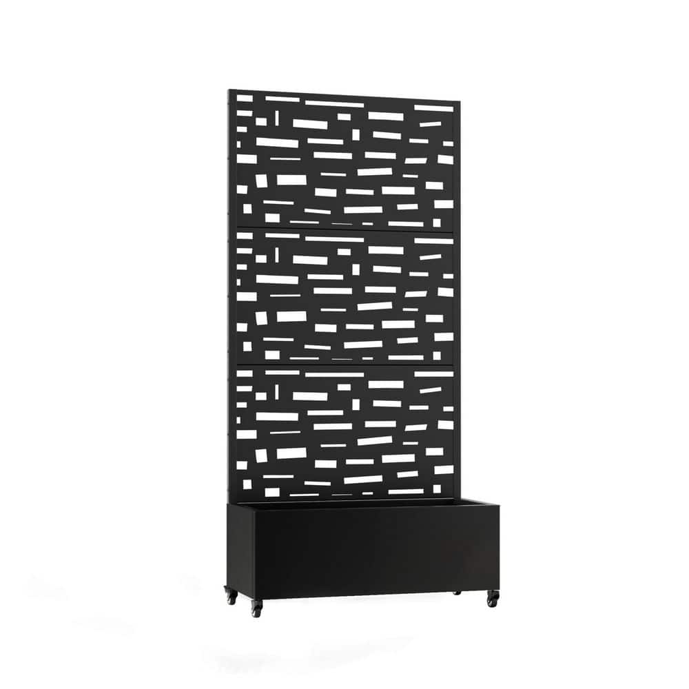 6 ft. H x 3 ft. W Metal Planter Box with Trellis Black price history on PriceWatchPro