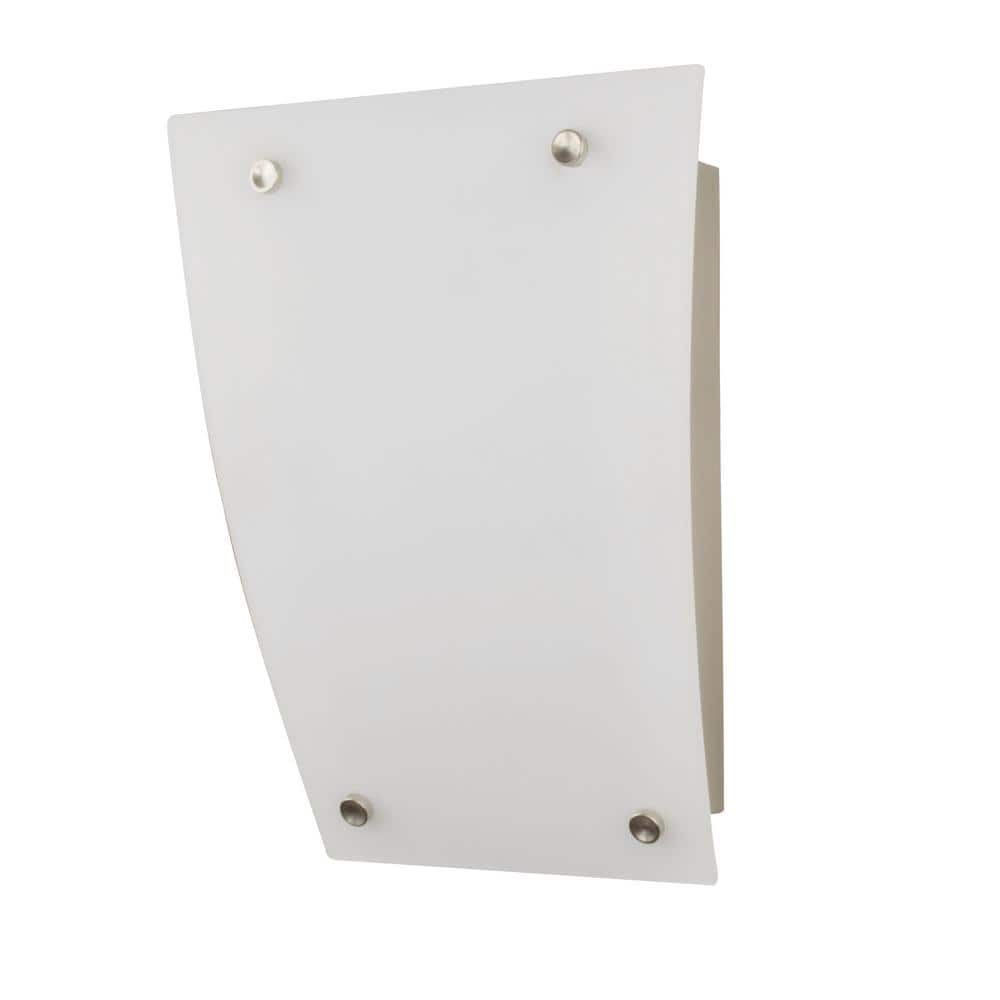 Satin Nickel 11.6" Dimmable LED Wall Sconce Energy Star
