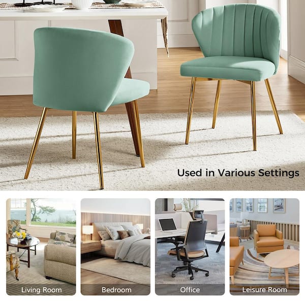 Luna velvet side chair hotsell