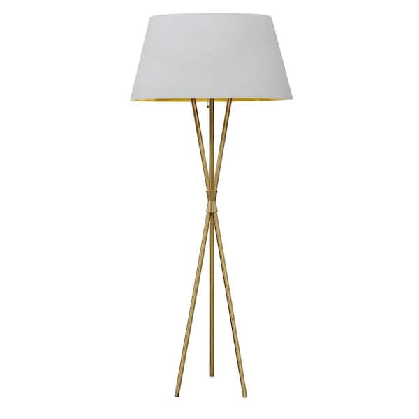 Dainolite Gabriela 60 5 In 1 Light, Brass Led Floor Lamp