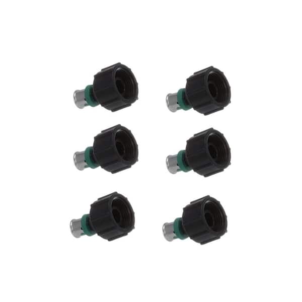Manabloc 3/8 in. x 1/2 in. Press Polymer Port Adapter (6-pack)