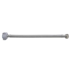 1/2 in. Compression x 7/8 in. Ballcock Nut x 12 in. Braided Stainless Steel Toilet Supply Line
