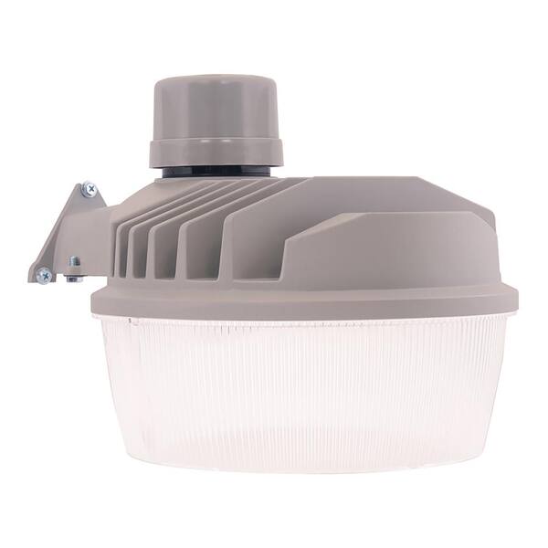 HALO ALS 100-Watt Equivalent Integrated LED Gray Dusk to Dawn Area