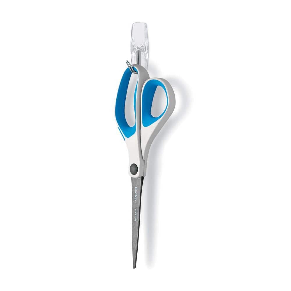 Clear Plastic Self-Adhesive Hooks with Strips, 6-Pack