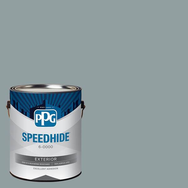 SPEEDHIDE 1 gal. PPG1036-4 After The Storm Semi-Gloss Exterior Paint
