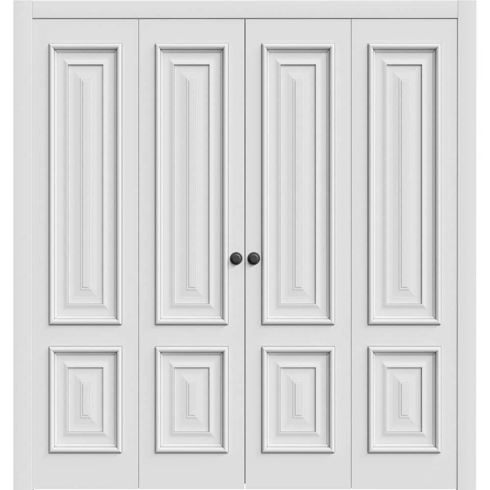 7822 96 in. x 80 in. Sold Core White Enamel Color Wood Bi-fold Door with Hardware price history on PriceWatchPro