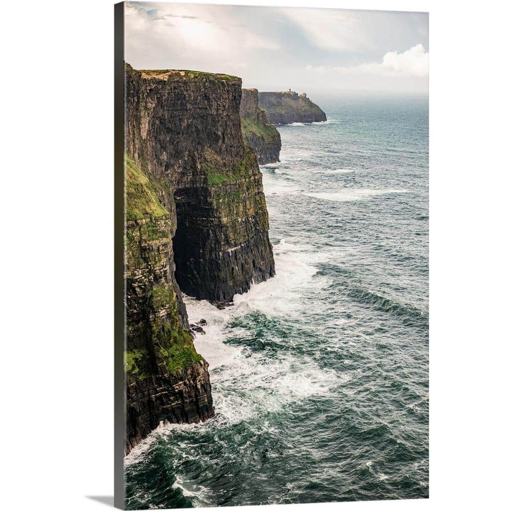GreatBigCanvas 16 in. x 24 in. ""The Cliffs of Moher, County Clare, Ireland"" by Circle Capture Canvas Wall Art, Multi-Color