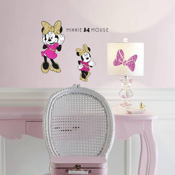 Festive Cheer: Minnie Mouse Holiday Real Big - Disney Removable Adhesive Wall Decal Large