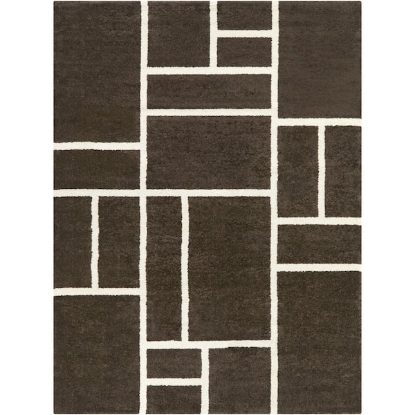 5 ft. x 7 ft. Brown Octavia Area Rug