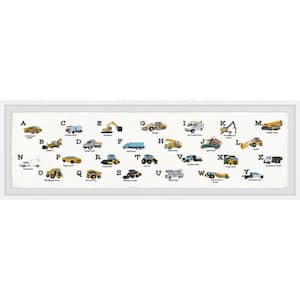 "Vehicle Alphabet" by Marmont Hill Framed Travel Art Print 15 in. x 45 in.