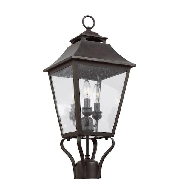 3 light lamp post deals home depot