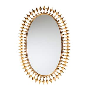 Rogier 25 in. W x 37.3 in. H Oval Wall Mirror