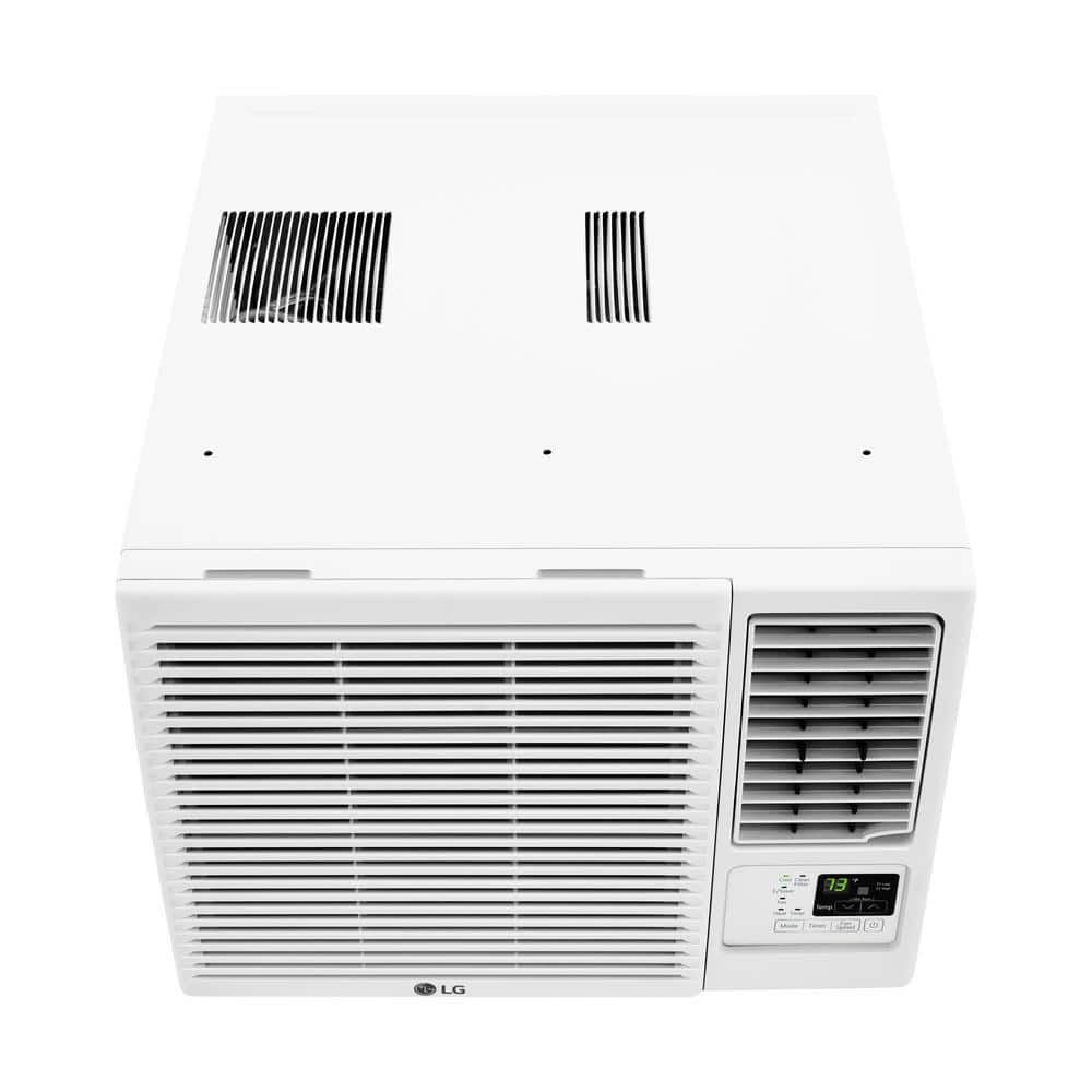 LG 18,000 BTU White Wi-Fi Window Air Conditioner with Heater