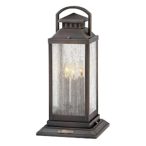 Hinkley 1857LZ-LV Heritage Anchorage LED 24 inch Light Oiled Bronze Outdoor  Pier Mount Lantern, Low Voltage