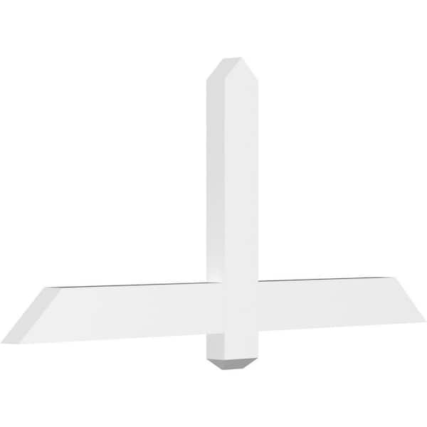 Ekena Millwork Eugene 48 in. W x 22 in. H x 2 in. D Signature Polyurethane Bracket