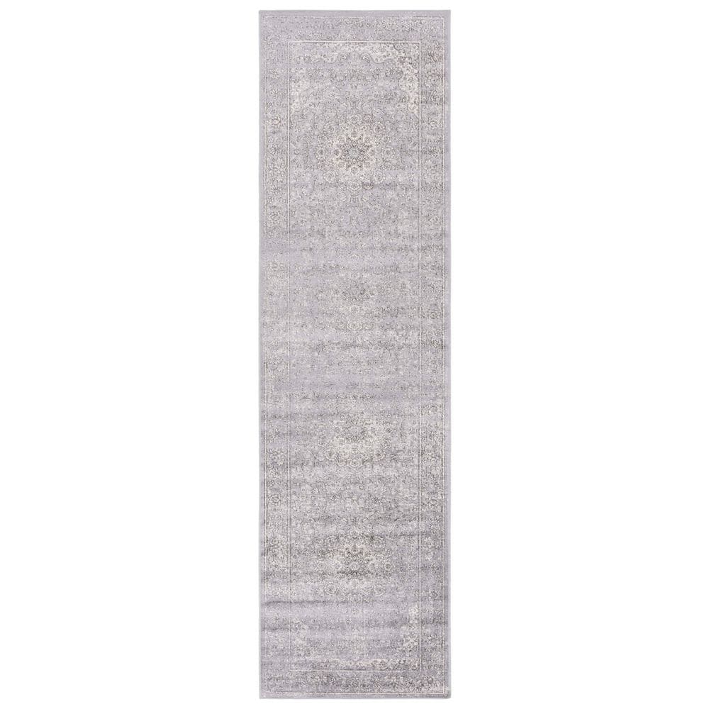 Atlas 2 ft. x 8 ft. Charcoal/Gray Medallion Distressed Runner Rug price history on PriceWatchPro