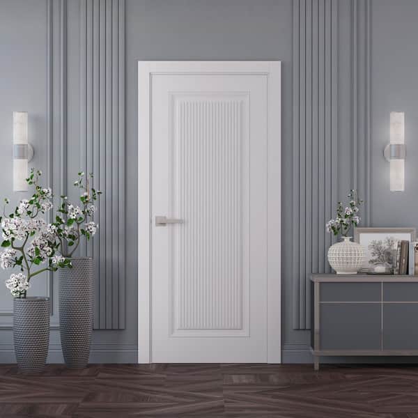 Sartodoors Assembly Required 7888 18 in. x 84 in. Solid Core White