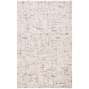 Classic Vintage Natural/Ivory 9 ft. x 12 ft. Distressed Area Rug
