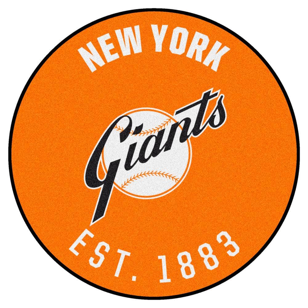 FANMATS MLB San Francisco Giants Orange 2 ft. x 2 ft. Round Area Rug 18149  - The Home Depot