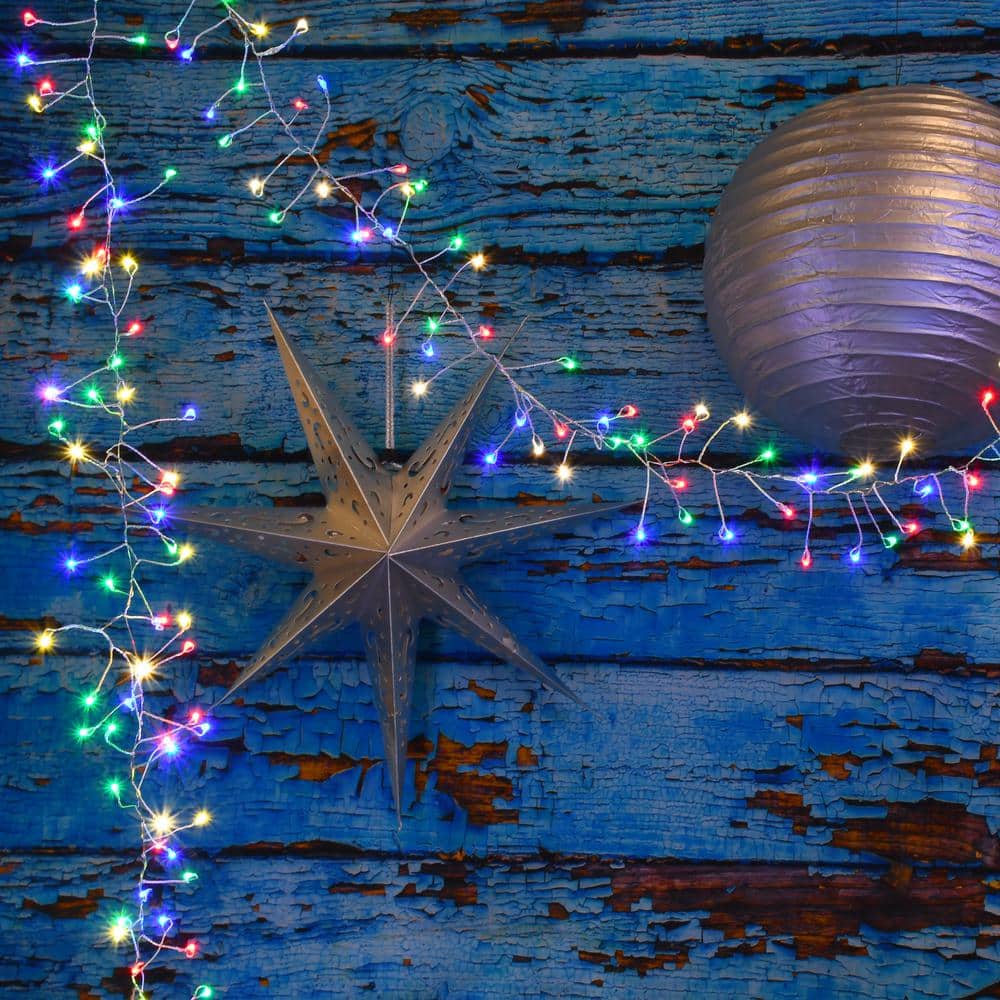 Electric Multicolor LED Fairy String Lights with Smooth Bulbs