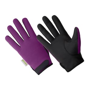 Purple work gloves online