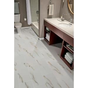 Aria Bianco 12 in. x 24 in. Polished Porcelain Floor and Wall Tile (704 sq. ft./Pallet)