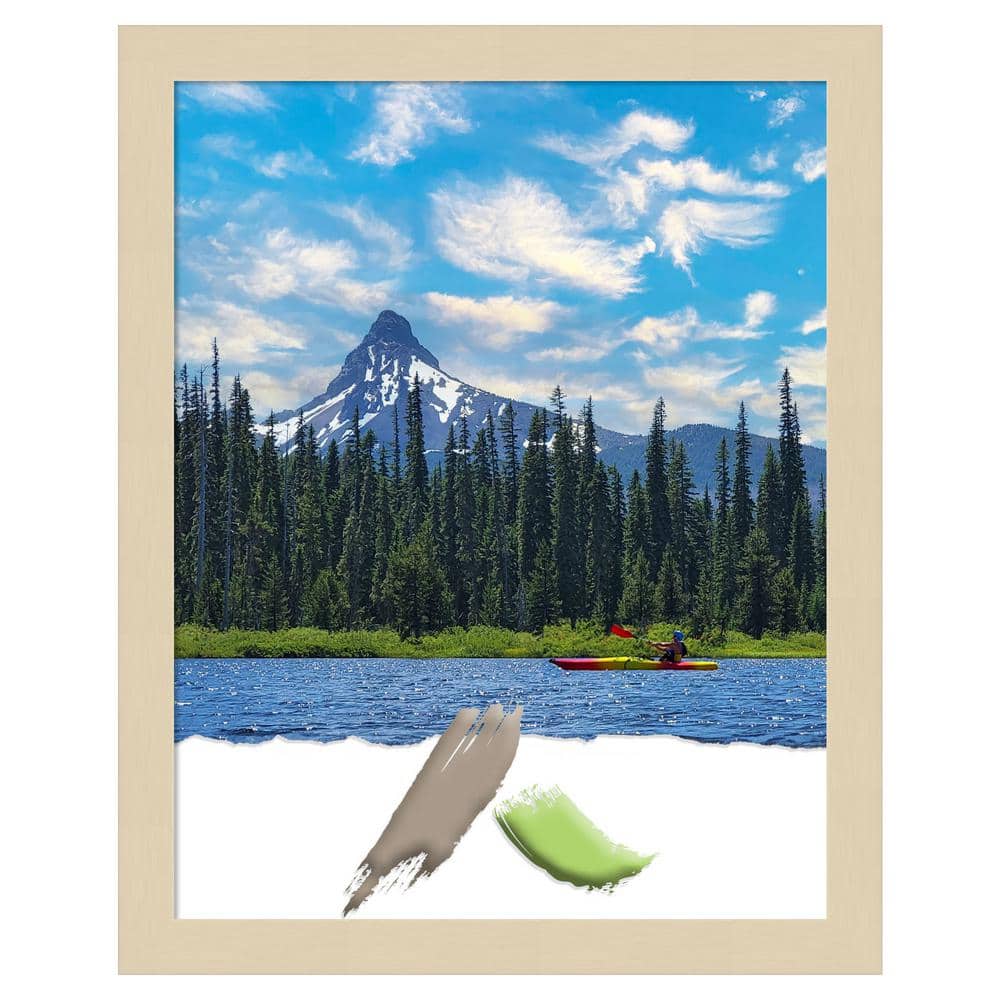 Svelte Natural Satin Finish Wood Picture Frame 15" x 12"