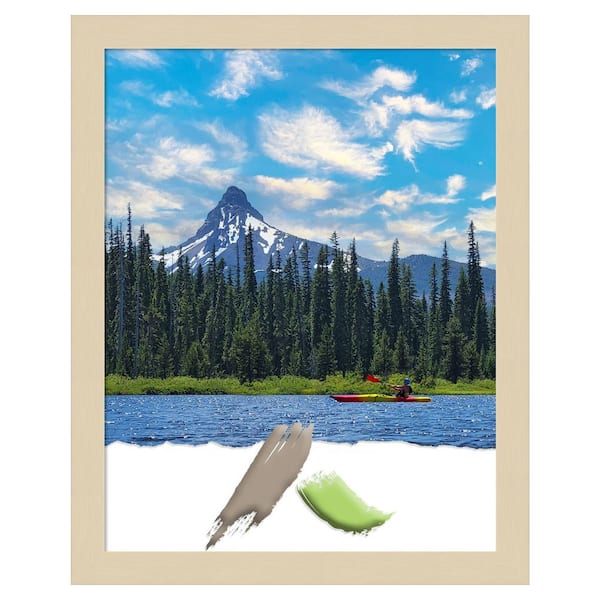 Amanti Art Svelte Natural Wood Picture Frame Opening Size 11 x 14 in.