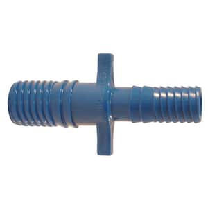 3/4 in. x 1/2 in. Barb Insert Blue Twister Polypropylene Coupling Fitting