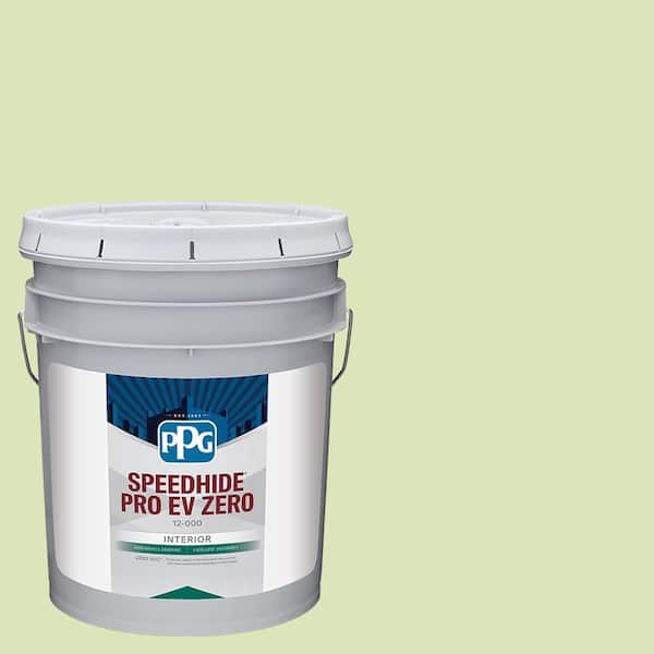 PPG SPEEDHIDE Pro EV Zero 5 gal. PPG1222-3 Aloe Vera Flat Interior Paint