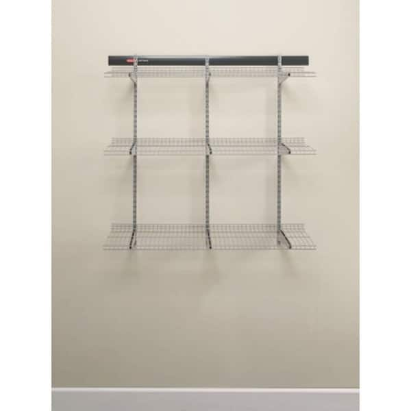 Rubbermaid FastTrack Garage 31.5 in. W x 9.5 in. D Large Metal Shelf  1938438 - The Home Depot