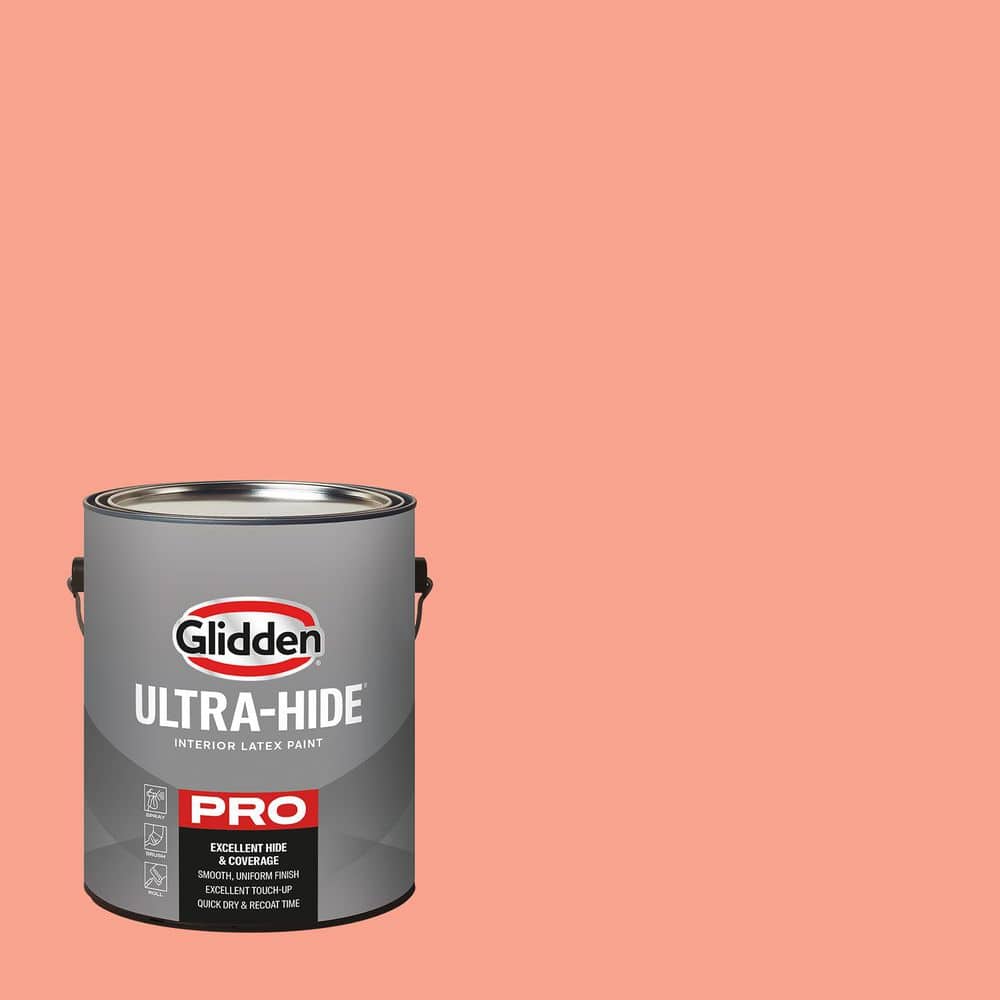 Glidden Ultra-Hide 1 gal. PPG1193-5 Coral Serenade Eggshell
